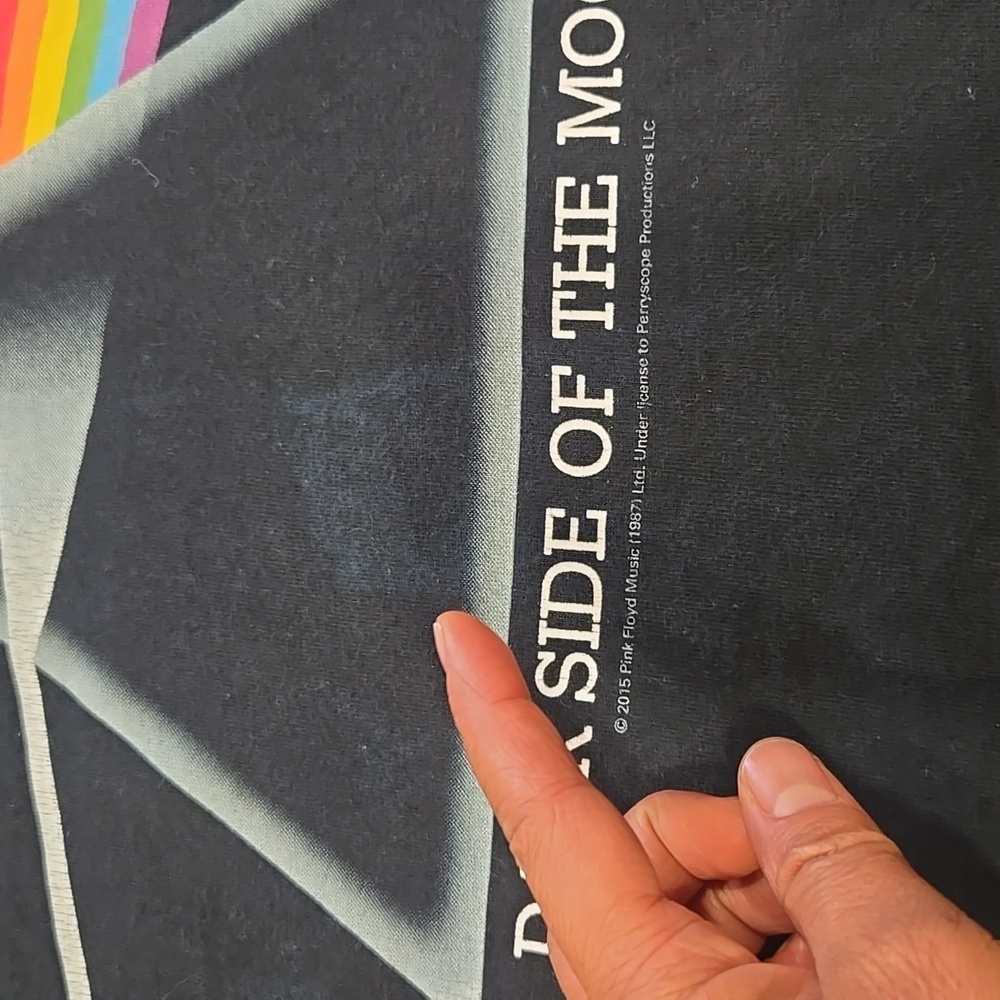 Pink Floyd Dark Side of the Moon Black T-Shirt - Picture 3 of 8